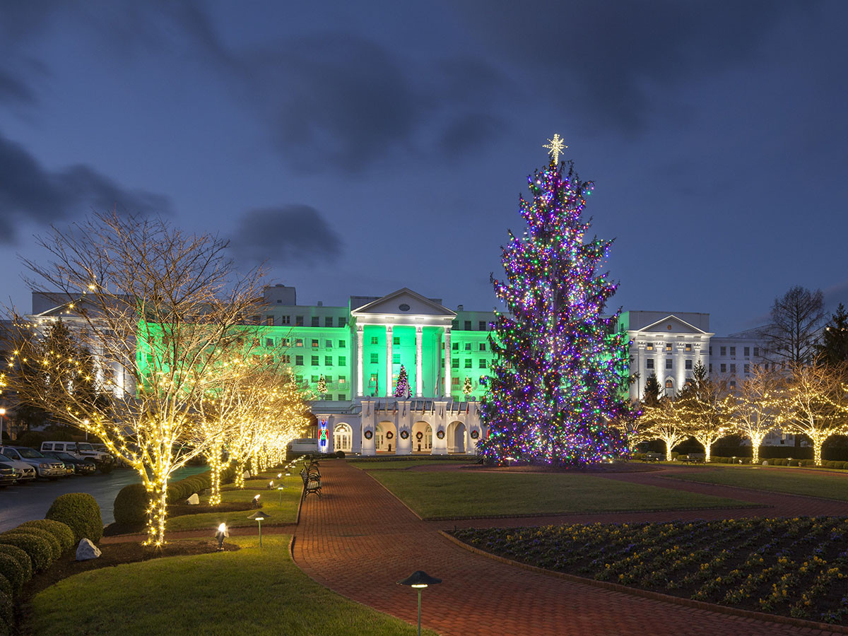 the greenbrier holiday lights