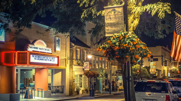 greenbrier valley theatre in downtown lewisburg wv
